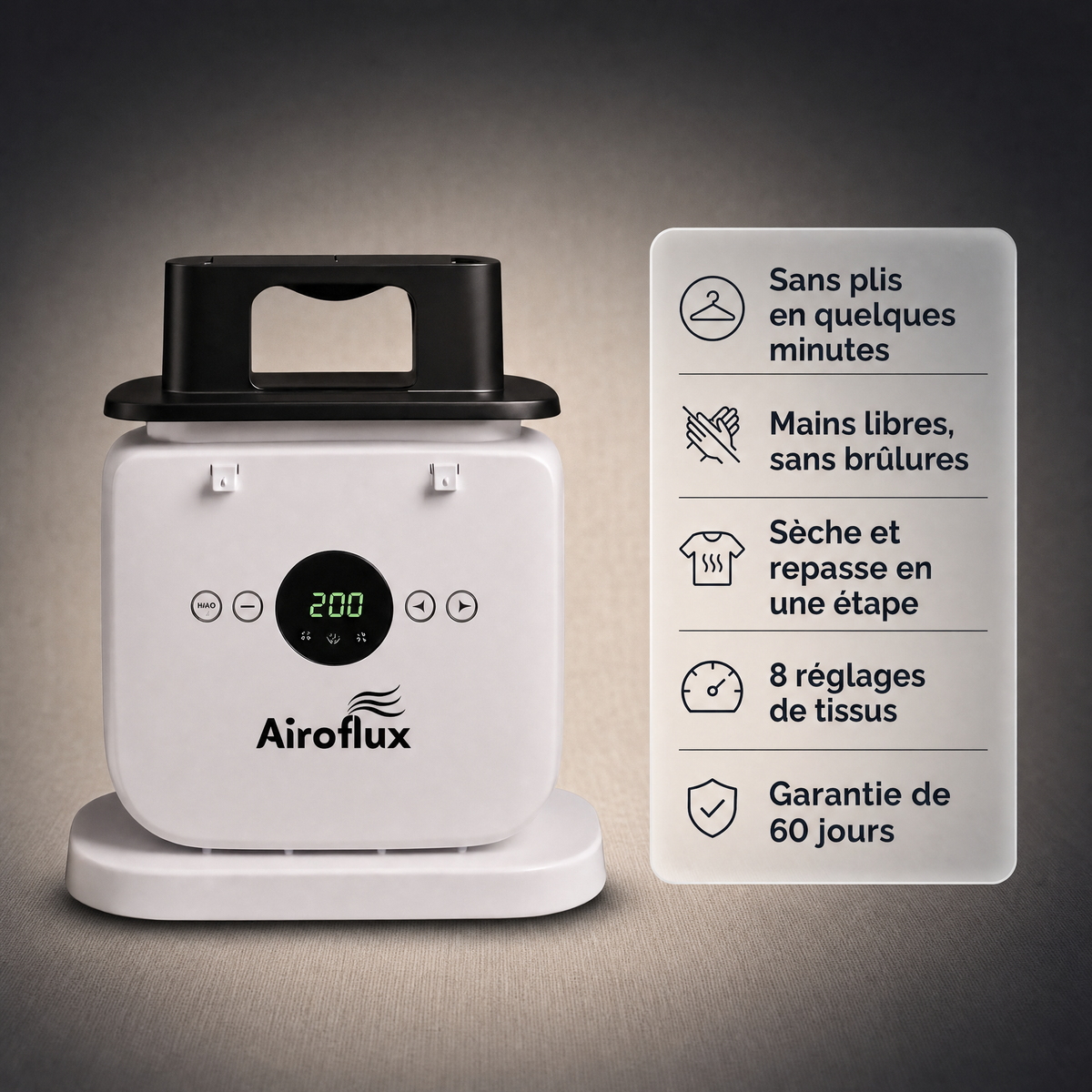 Airoflux™ - Machine à repasser automatique