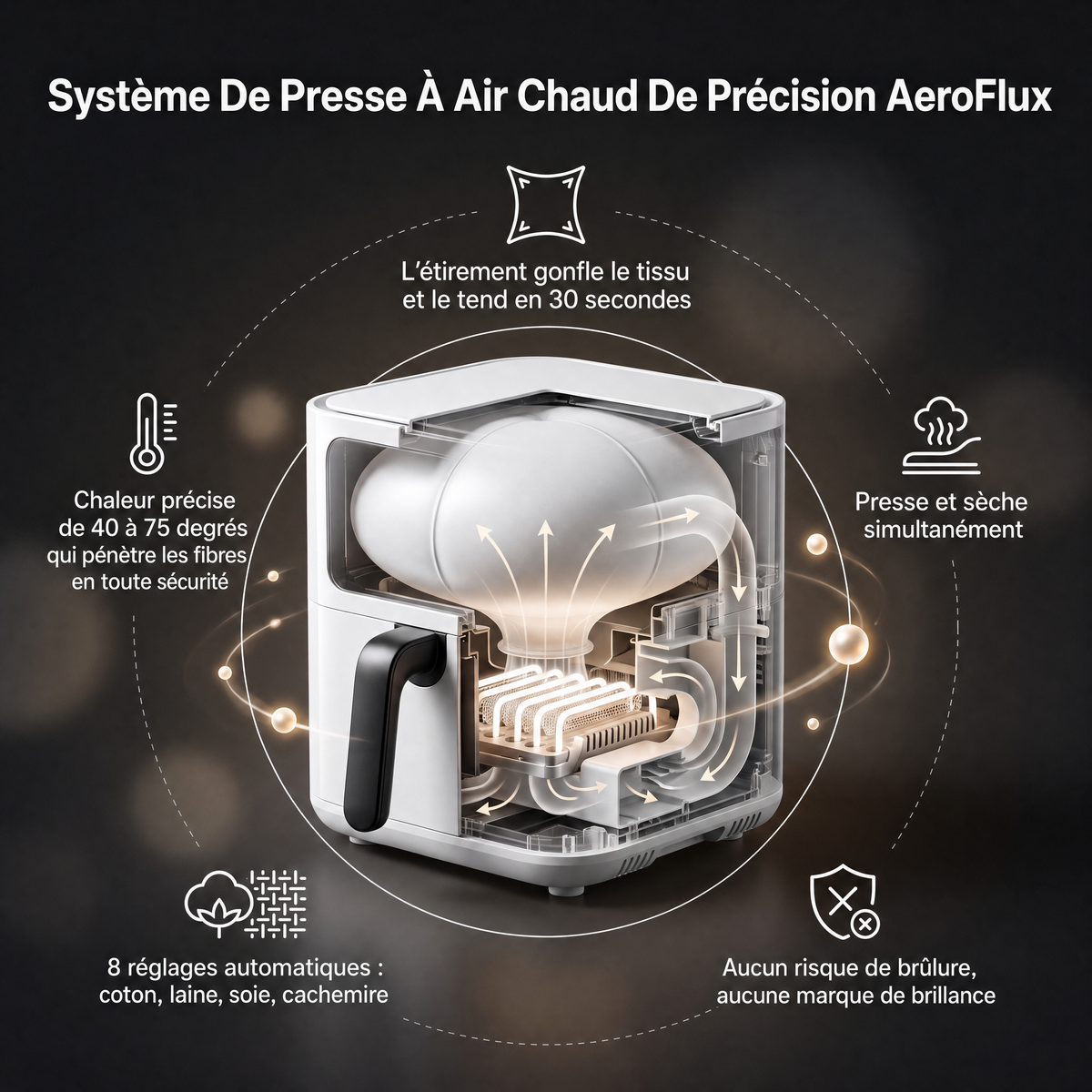 Airoflux™ - Machine à repasser automatique