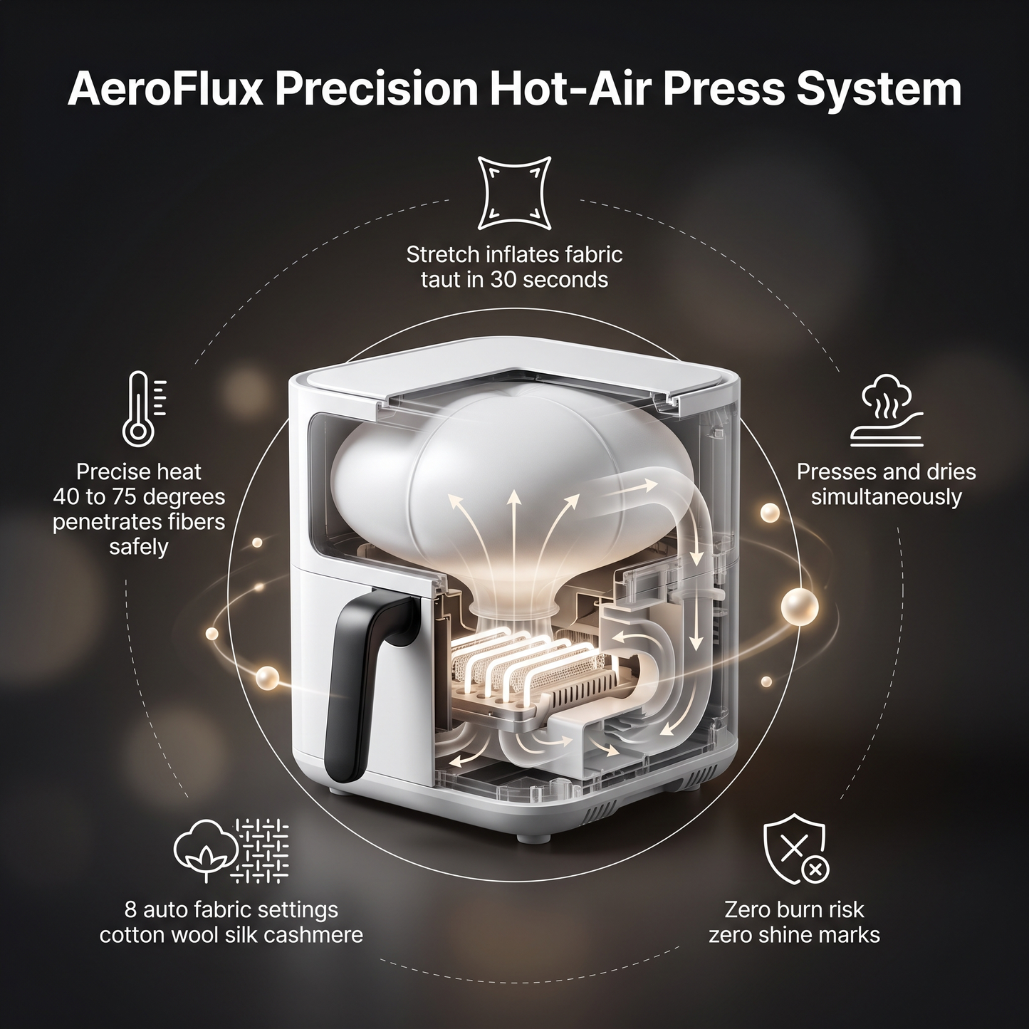 Airoflux™ - Machine à repasser automatique